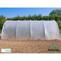 Bâche De Couverture De Remplacement Pour Serre Tunnel Maraîchère Semi Professionnelle 4,5x6m RICHEL -Jardin Serre Boutique bache de couverture de remplacement pour serre tunnel maraichere semi professionnelle 45x6m richel 3