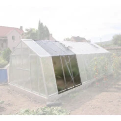 Extension L.149cm Pour Serre De Jardin VARIANT Largeur 303cm En Verre Cathédrale 4mm - Limes