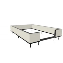 Fondation En Fibre Ciment Pour Serre Premium 13m² à Poser Sur Muret - Juliana