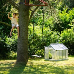 Mini-serre Merlin 0,83m² En Alu Anodisé Et PC 4mm – Fondation En Acier – Vitavia -Jardin Serre Boutique mini serre merlin 083m en alu anodise et pc 4mm fondation en acier vitavia 10