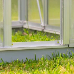 Mini-serre Merlin 0,83m² En Alu Anodisé Et PC 4mm – Fondation En Acier – Vitavia -Jardin Serre Boutique mini serre merlin 083m en alu anodise et pc 4mm fondation en acier vitavia 13