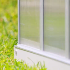 Mini-serre Merlin 0,83m² En Alu Anodisé Et PC 4mm – Fondation En Acier – Vitavia -Jardin Serre Boutique mini serre merlin 083m en alu anodise et pc 4mm fondation en acier vitavia 14