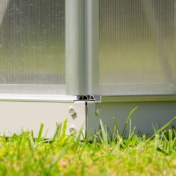 Mini-serre Merlin 0,83m² En Alu Anodisé Et PC 4mm – Fondation En Acier – Vitavia -Jardin Serre Boutique mini serre merlin 083m en alu anodise et pc 4mm fondation en acier vitavia 15