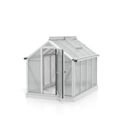 Mini-serre Merlin 0,83m² En Alu Anodisé Et PC 4mm – Fondation En Acier – Vitavia -Jardin Serre Boutique mini serre merlin 083m en alu anodise et pc 4mm fondation en acier vitavia 5