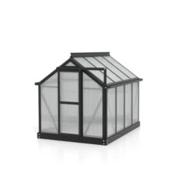 Mini-serre Merlin 0,83m² En Alu Noir Et PC 4mm – Fondation En Acier – Vitavia 13 Mini-serre Merlin 0,83m² En Alu Noir Et PC 4mm – Fondation En Acier – Vitavia -Jardin Serre Boutique mini serre merlin 083m en alu noir et pc 4mm fondation en acier vitavia 4