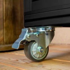 Mini-serre Polis 0,35m² En Alu Noir Et Verre ESG 3mm – Sur Roulettes – Vitavia -Jardin Serre Boutique mini serre polis 035m en alu noir et verre esg 3mm sur roulettes vitavia 5