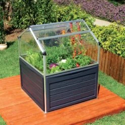 Mini-serre Surélevée Avec Espace De Rangement 1,4m² Plant Inn - Palram - Canopia -Jardin Serre Boutique mini serre surelevee avec espace de rangement plant inn palram 16