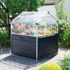 Mini-serre Surélevée Avec Espace De Rangement 1,4m² Plant Inn - Palram - Canopia