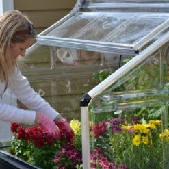 Mini-serre Surélevée Avec Espace De Rangement 1,4m² Plant Inn - Palram - Canopia -Jardin Serre Boutique mini serre surelevee avec espace de rangement plant inn palram 7