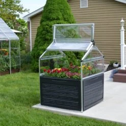 Mini-serre Surélevée Avec Espace De Rangement 1,4m² Plant Inn - Palram - Canopia -Jardin Serre Boutique mini serre surelevee avec espace de rangement plant inn palram 8