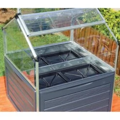 Mini-serre Surélevée Avec Espace De Rangement 1,4m² Plant Inn - Palram - Canopia -Jardin Serre Boutique mini serre surelevee avec espace de rangement plant inn palram 9