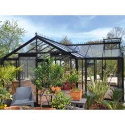 Orangerie La Serre De Sophie 22,59m² Aluminium Et Verre Trempé 4mm Avec Embase – ACD Prestige Live