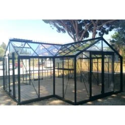 Orangerie La Serre De Sophie 22,59m² Aluminium Et Verre Trempé 4mm Avec Embase – ACD Prestige Live -Jardin Serre Boutique orangerie la serre de sophie 2259m aluminium et verre trempe 4mm avec embase acd prestige live 6