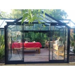Orangerie La Serre De Sophie 22,59m² Aluminium Et Verre Trempé 4mm Avec Embase – ACD Prestige Live -Jardin Serre Boutique orangerie la serre de sophie 2259m aluminium et verre trempe 4mm avec embase acd prestige live 9