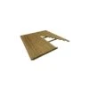 Plancher Pour Serre De Jardin 6m² En Bois Traité Teinté Marron Gardy Shelter -Jardin Serre Boutique plancher pour serre de jardin 6m en bois traite teinte marron gardy shelter
