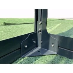 Serre Adossée 13,71m² LUXE En Aluminium Anthracite Et Verre Trempé 4mm - Green Protect -Jardin Serre Boutique serre adossee 1371m luxe en aluminium anthracite et verre trempe 4mm green protect 6