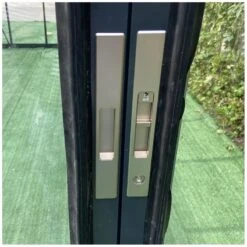 Serre Adossée 15,64m² LUXE En Aluminium Anthracite Et Verre Trempé 4mm - Green Protect -Jardin Serre Boutique serre adossee 1564m luxe en aluminium anthracite et verre trempe 4mm green protect 9