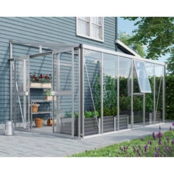 Serre Adossée Athena 10,2m² En Aluminium Anodisé Et Vitrage Combiné - Vitavia 9 Serre Adossée Athena 10,2m² En Aluminium Anodisé Et Vitrage Combiné - Vitavia -Jardin Serre Boutique serre adossee athena 102m en aluminium anodise et vitrage combine vitavia 2