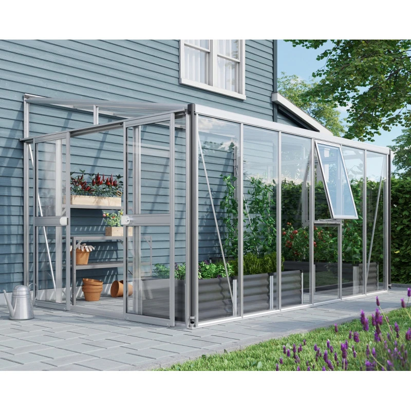 Serre Adossée Athena 10,2m² En Aluminium Anodisé Et Vitrage Combiné - Vitavia 5 Serre Adossée Athena 10,2m² En Aluminium Anodisé Et Vitrage Combiné - Vitavia – Image 3