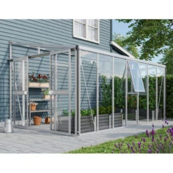 Serre Adossée Athena 11,9m² En Aluminium Anodisé Et Vitrage Combiné - Vitavia 9 Serre Adossée Athena 11,9m² En Aluminium Anodisé Et Vitrage Combiné - Vitavia -Jardin Serre Boutique serre adossee athena 119m en aluminium anodise et vitrage combine vitavia 2