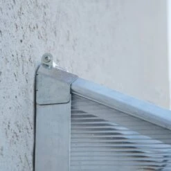 Serre Adossée En Alu Et Polycarbonate 3,05m² Silver Hybrid - Palram - Canopia -Jardin Serre Boutique serre adossee en alu et polycarbonate 305m silver hybrid palram 7