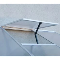 Serre Adossée En Alu Et Polycarbonate 3,05m² Silver Hybrid - Palram - Canopia -Jardin Serre Boutique serre adossee en alu et polycarbonate 305m silver hybrid palram 9