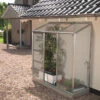 Serre Adossée Ida 1,3m² En Aluminium Anodisé Et Panneaux PC 4mm - Vitavia -Jardin Serre Boutique serre adossee ida 13m en aluminium anodise et panneaux pc 4mm vitavia