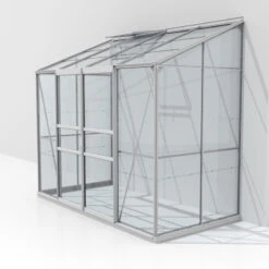 Serre Adossée Ida 3,3m² En Aluminium Anodisé Et Verre De Sécurité 3mm - Vitavia -Jardin Serre Boutique serre adossee ida 33m en aluminium anodise et verre de securite 3mm vitavia 3