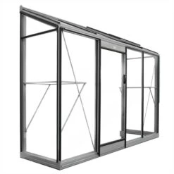 Serre Adossée Miccolo 2,46m² En Aluminium Et Verre De Sécurité 4mm – ACD