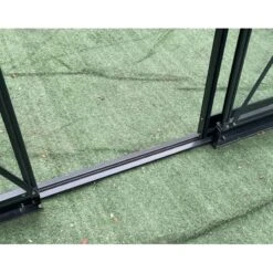 Serre Adossée Prima 9,63m² En Aluminium Anthracite Et Verre Trempé 4mm - Green Protect -Jardin Serre Boutique serre adossee prima 963m en aluminium anthracite et verre trempe 4mm green protect 6