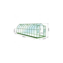 Serre Aloé Diana 14,40m² En Aluminium Laqué Vert Et Verre Trempé 3mm + Embase Incluse - Natura Lams 17 Serre Aloé Diana 14,40m² En Aluminium Laqué Vert Et Verre Trempé 3mm + Embase Incluse - Natura Lams -Jardin Serre Boutique serre aloe diana 1450m en aluminium laque vert et verre trempe 3mm embase incluse natura lams 2
