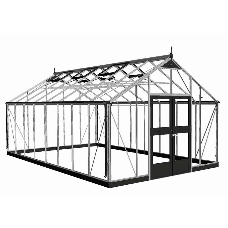 Serre Anthracite 16,2m² En Polycarbonate 10mm Gardener - Juliana 6 Serre Anthracite 16,2m² En Polycarbonate 10mm Gardener - Juliana – Image 4