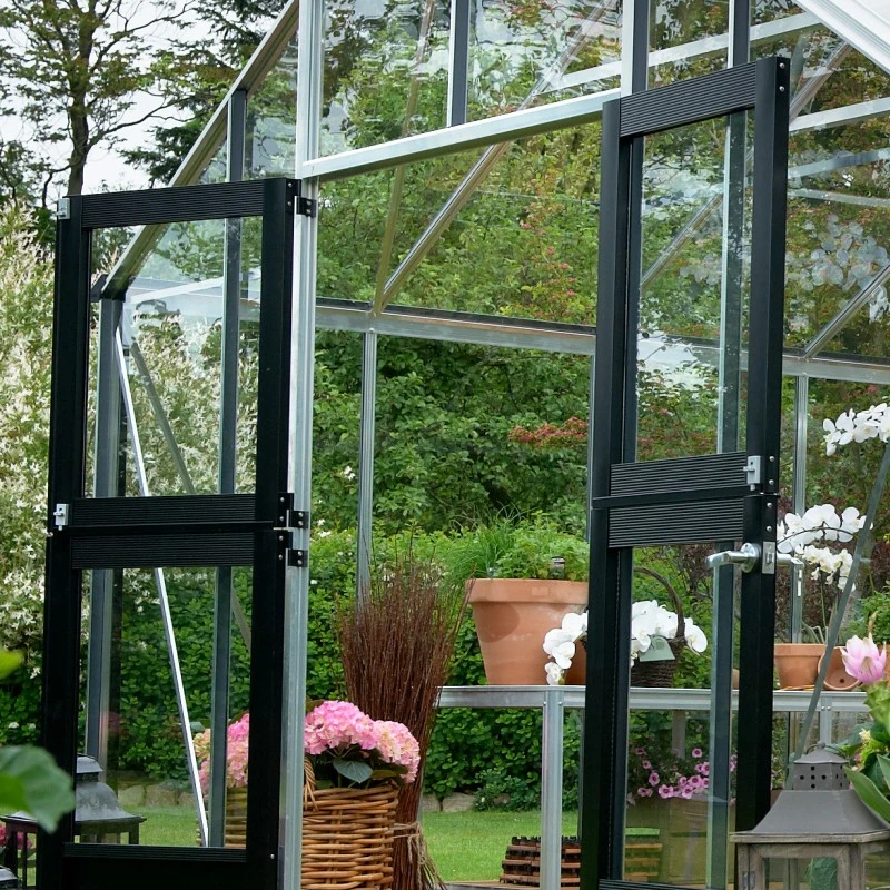 Serre Anthracite 16,2m² En Polycarbonate 10mm Gardener - Juliana 7 Serre Anthracite 16,2m² En Polycarbonate 10mm Gardener - Juliana – Image 5