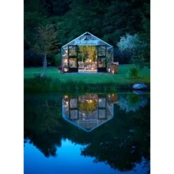 Serre Anthracite 21,4m² En Polycarbonate 10mm Gartner - Juliana -Jardin Serre Boutique serre anthracite 214m en polycarbonate 10mm gardener juliana 6