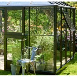 Serre Anthracite Grand Oase 13m² Aluminium Et Verre Trempé 3mm - Juliana -Jardin Serre Boutique serre anthracite grand oase 13m aluminium et verre trempe 3mm juliana 18
