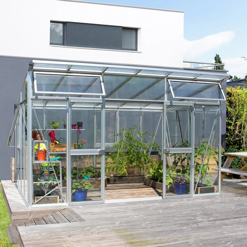 Serre Aphrodite 11,5m² En Aluminium Anodisé Et Vitrage Combiné - Vitavia 4 Serre Aphrodite 11,5m² En Aluminium Anodisé Et Vitrage Combiné - Vitavia – Image 2