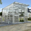 Serre Aphrodite 7,8m² En Aluminium Anodisé Et Panneaux De Polycarbonate 10mm - Vitavia -Jardin Serre Boutique serre aphrodite 78m en aluminium anodise et panneaux de polycarbonate 10mm vitavia
