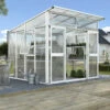 Serre Aphrodite 7,8m² En Aluminium Blanc Et Panneaux De Polycarbonate 10mm - Vitavia -Jardin Serre Boutique serre aphrodite 78m en aluminium blanc et panneaux de polycarbonate 10mm vitavia