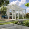 Serre Aphrodite 7,8m² En Aluminium Blanc Et Vitrage Combiné - Vitavia -Jardin Serre Boutique serre aphrodite 78m en aluminium blanc et vitrage combine vitavia