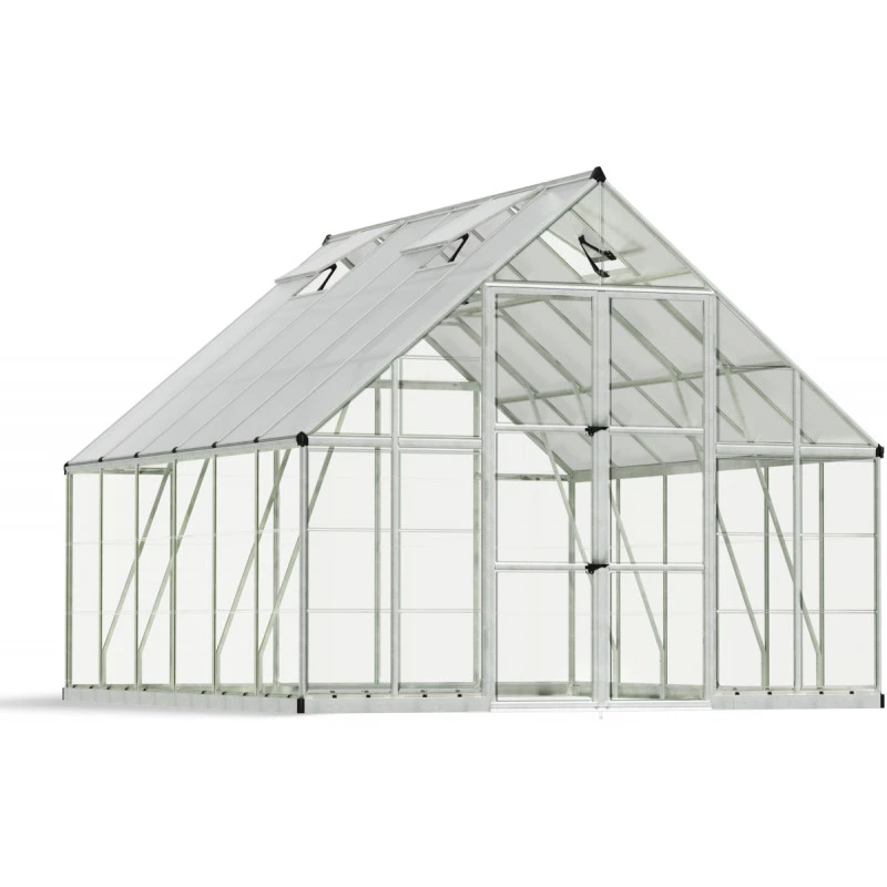 Serre Balance™ 11m² Structure Argent Et Panneaux Hybrides – Canopia By Palram 5 Serre Balance™ 11m² Structure Argent Et Panneaux Hybrides – Canopia By Palram – Image 3