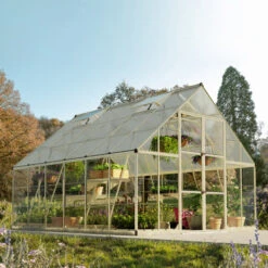 Serre Balance™ 11m² Structure Argent Et Panneaux Hybrides – Canopia By Palram