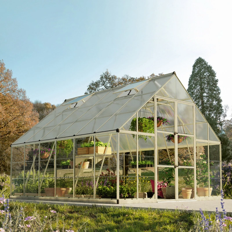 Serre Balance™ 11m² Structure Argent Et Panneaux Hybrides – Canopia By Palram 3 Serre Balance™ 11m² Structure Argent Et Panneaux Hybrides – Canopia By Palram