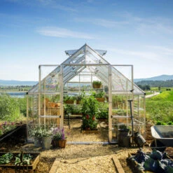 Serre Balance™ 14,7m² Structure Argent Et Panneaux Hybrides – Canopia By Palram -Jardin Serre Boutique serre balance 147m structure argent et panneaux hybrides canopia by palram 10