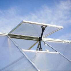 Serre Balance™ 29,3m² En Aluminium Et Polycarbonate Gris – Canopia By Palram -Jardin Serre Boutique serre balance 293m en aluminium et polycarbonate gris canopia by palram 16