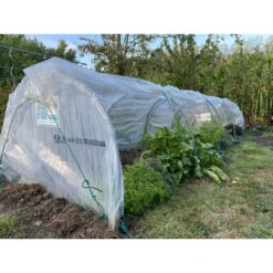 Jardin Serre Boutique -Jardin Serre Boutique serre chenille de jardin 13x75m en pe non arme 200 microns serres tonneau 1