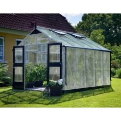 Serre De Jardin 10,9 M² Aluminium En Polycarbonate 10mm Premium – Juliana