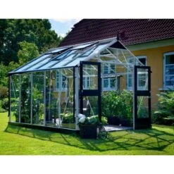 Serre De Jardin 10,9m² Aluminium Et Verre Trempé Premium – Juliana