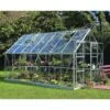 Serre De Jardin 11,5m² Magnum 148 En Aluminium Et Verre Trempé 3mm - Halls -Jardin Serre Boutique serre de jardin 115m magnum 148 en aluminium et verre trempe 3mm halls
