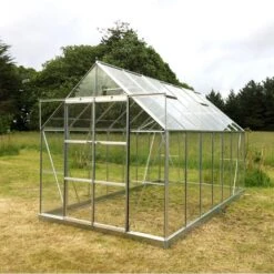 Serre De Jardin 11,5m² Magnum 148 En Aluminium Et Verre Trempé 3mm - Halls -Jardin Serre Boutique serre de jardin 115m magnum 148 en aluminium et verre trempe 3mm halls 5
