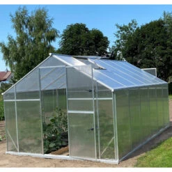 Serre De Jardin 12,5m² En Aluminium Et Polycarbonate 6mm Sanus UP! XL12 – Gampre -Jardin Serre Boutique serre de jardin 125m en aluminium et polycarbonate 6mm sanus up xl12 gampre 10